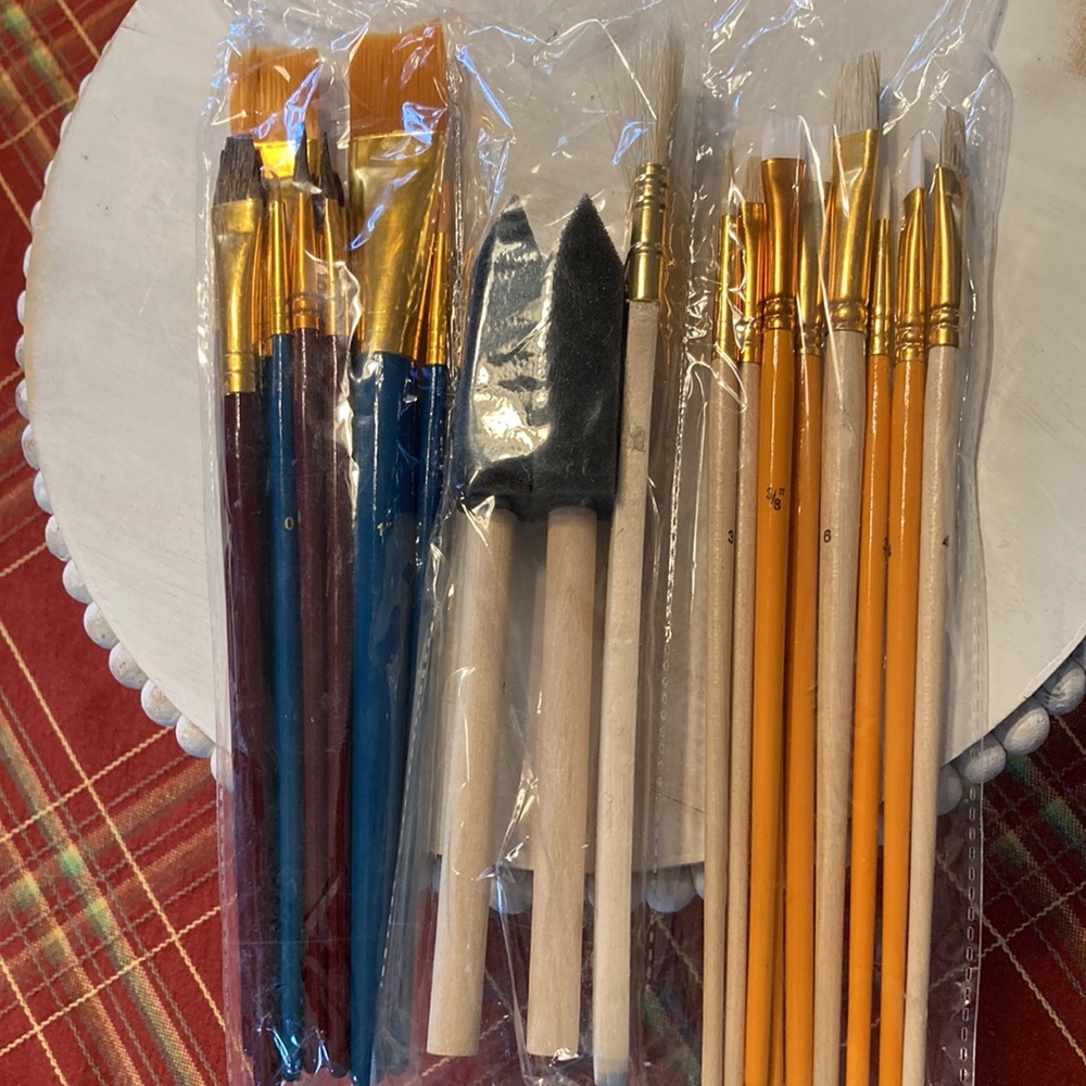 Art Alternatives Bag O’ Brushes 25 Brushes Special Effects Makeup New Paint - Picture 2 of 8